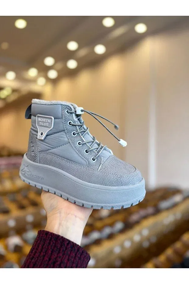 Детские ботинки для девочек на плоской подошве Nortblue, Gray