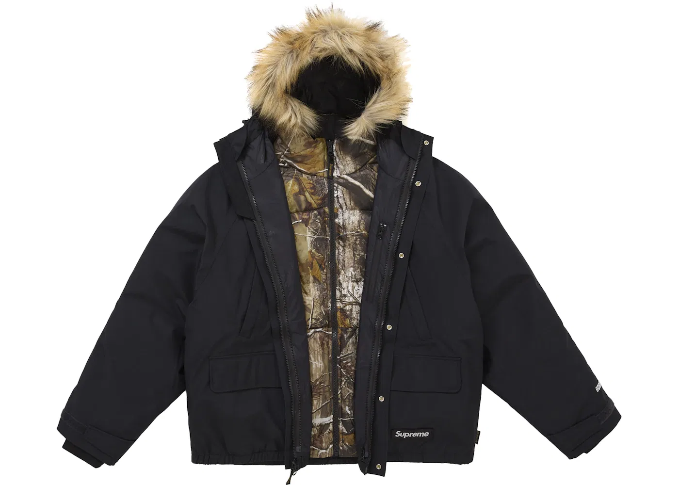 Мужская куртка с защитой от непогоды Supreme 2-in-1 GORE-TEX Parka, Black — фото 3