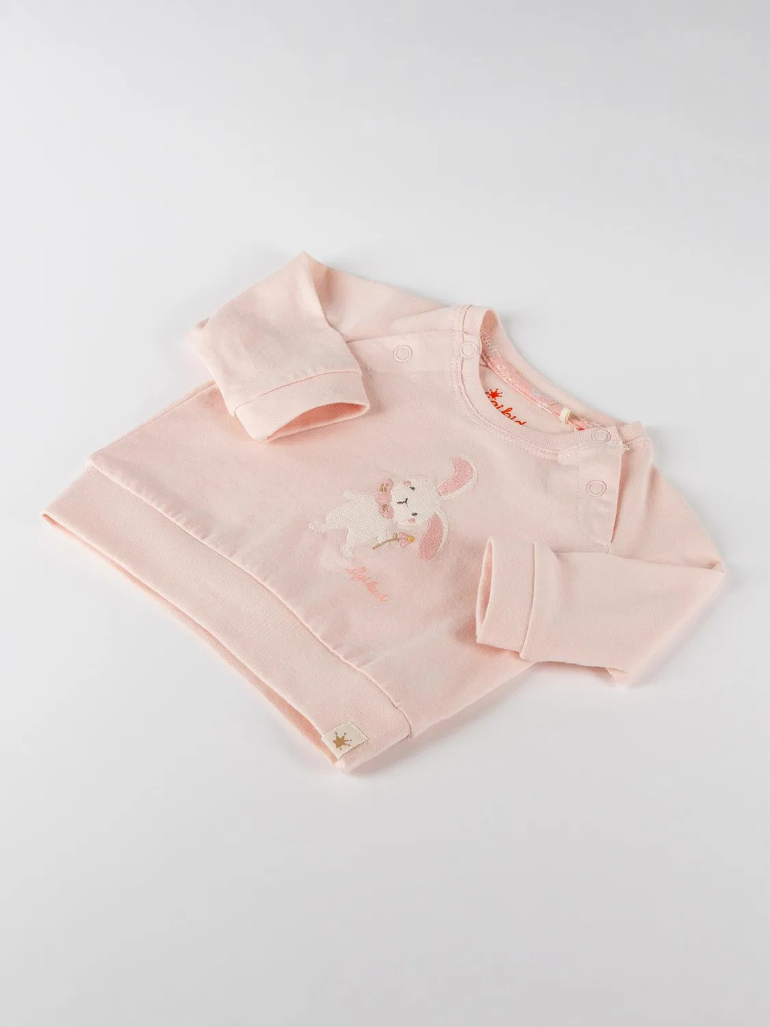 Рубашка Sigikid Langarmshirt Classic Baby розового цвета — фото 4
