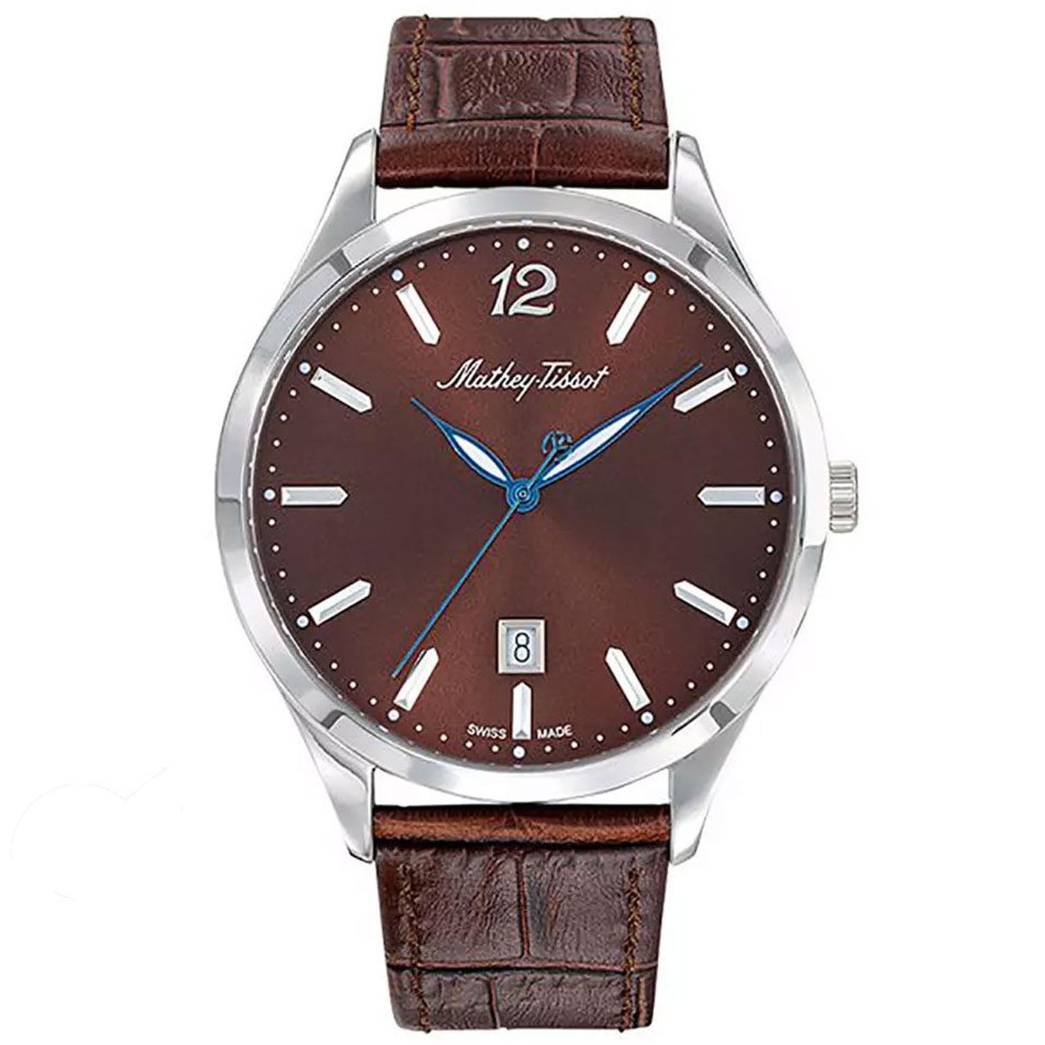 

Мужские часы Mathey Tissot Urban с коричневым циферблатом