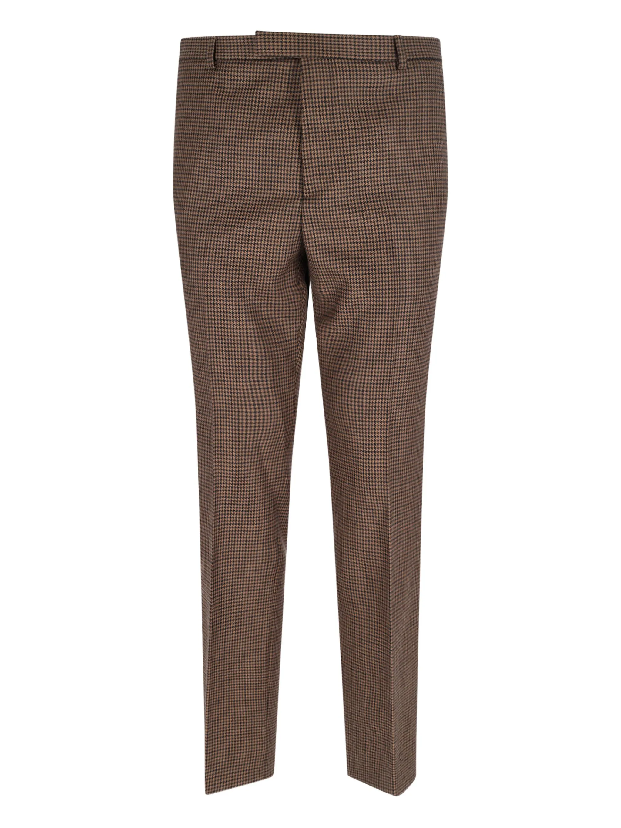 

Брюки в ломаную клетку Gucci, коричневый
