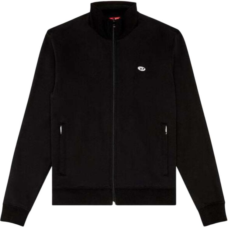 S Lock Doval Pj Track Jacket DIESEL, черный — фото 2