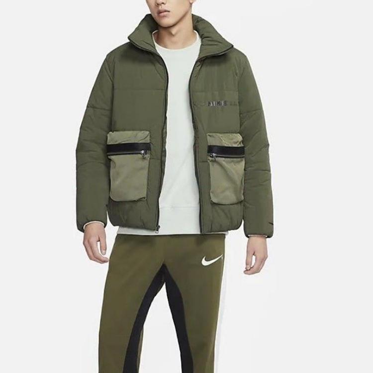 Куртка Therma FIT Puffer мужская Nike, зеленый — фото 3