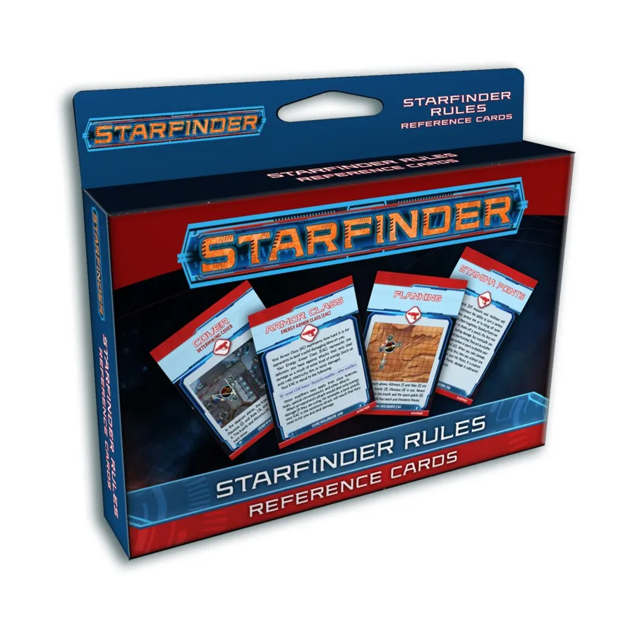 

Справочные карточки по правилам Starfinder, Starfinder Role Playing Game - Core & Assorted