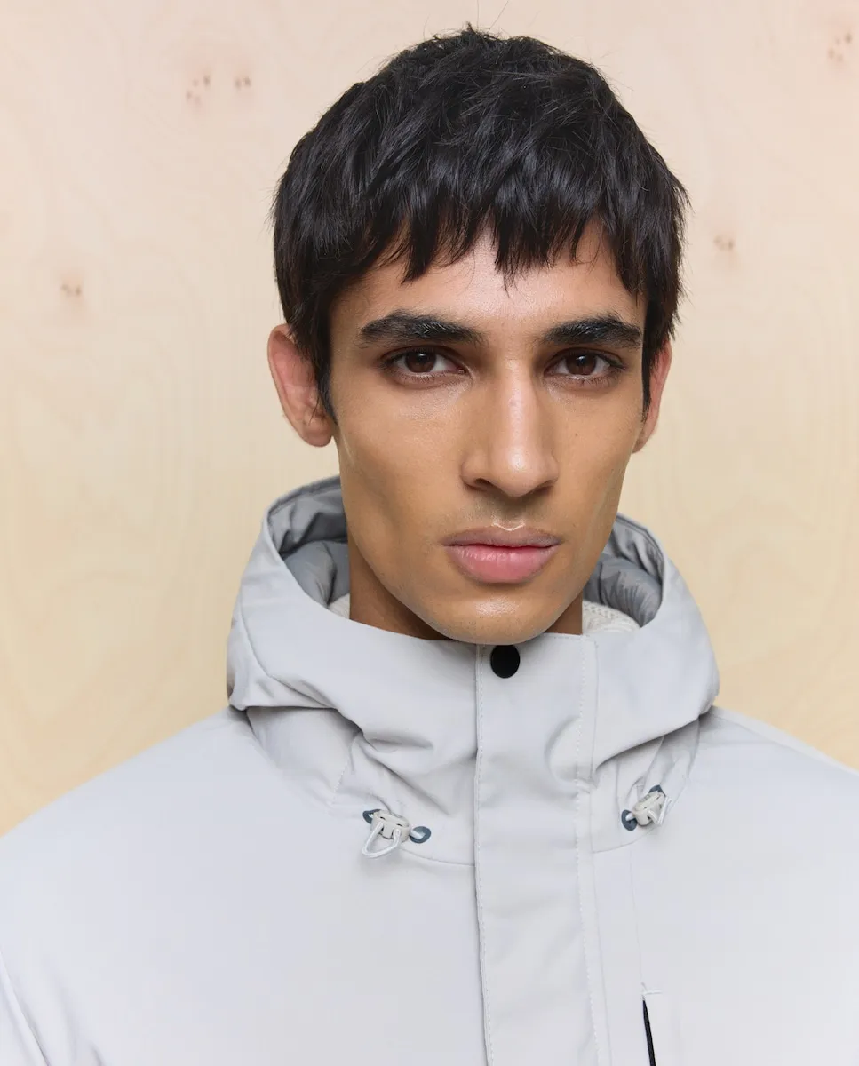 

Мужская водоотталкивающая стеганая куртка с капюшоном Easy Wear, серый