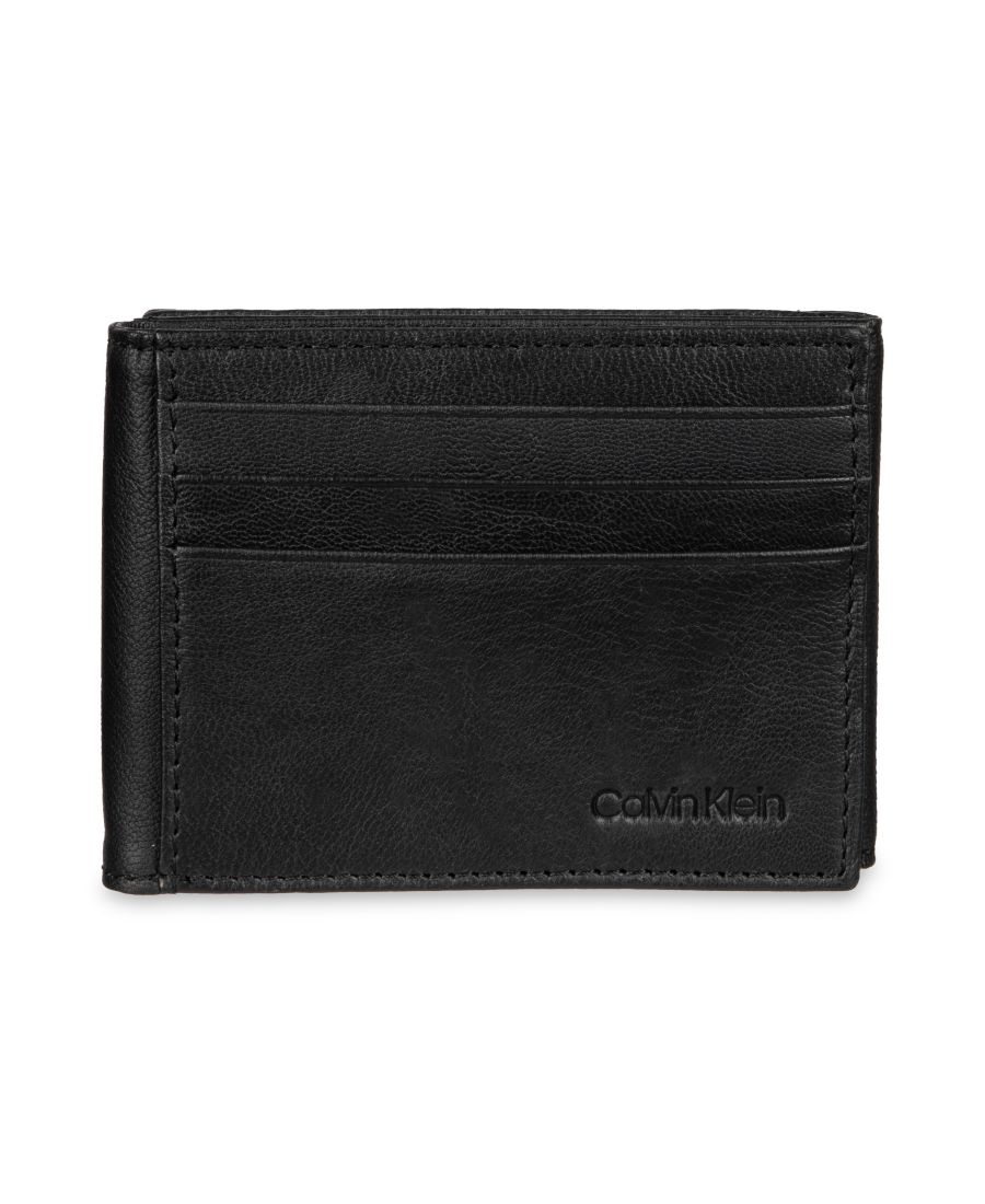 

Мужской трехсекционный кошелек Z-Fold Calvin Klein, Black