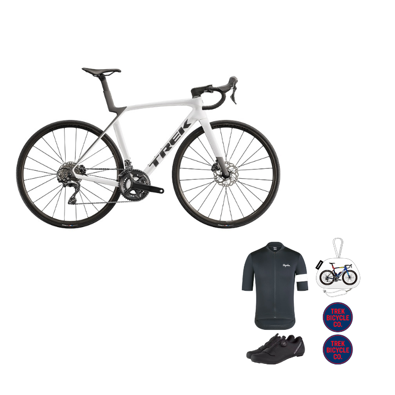 

Мадон Диск Тормоз Соревновательного Класса, Шоссейный Велосипед TREK, белый/серый