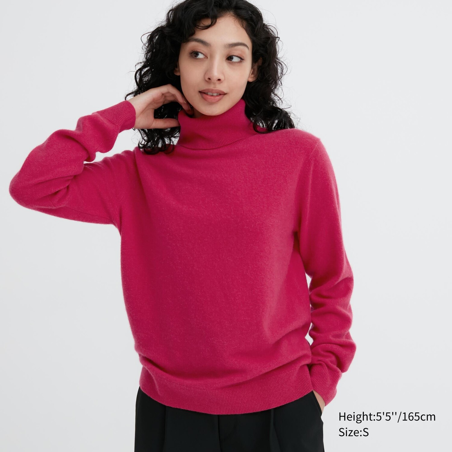 

Джемпер Uniqlo женский кашемировый, розовый