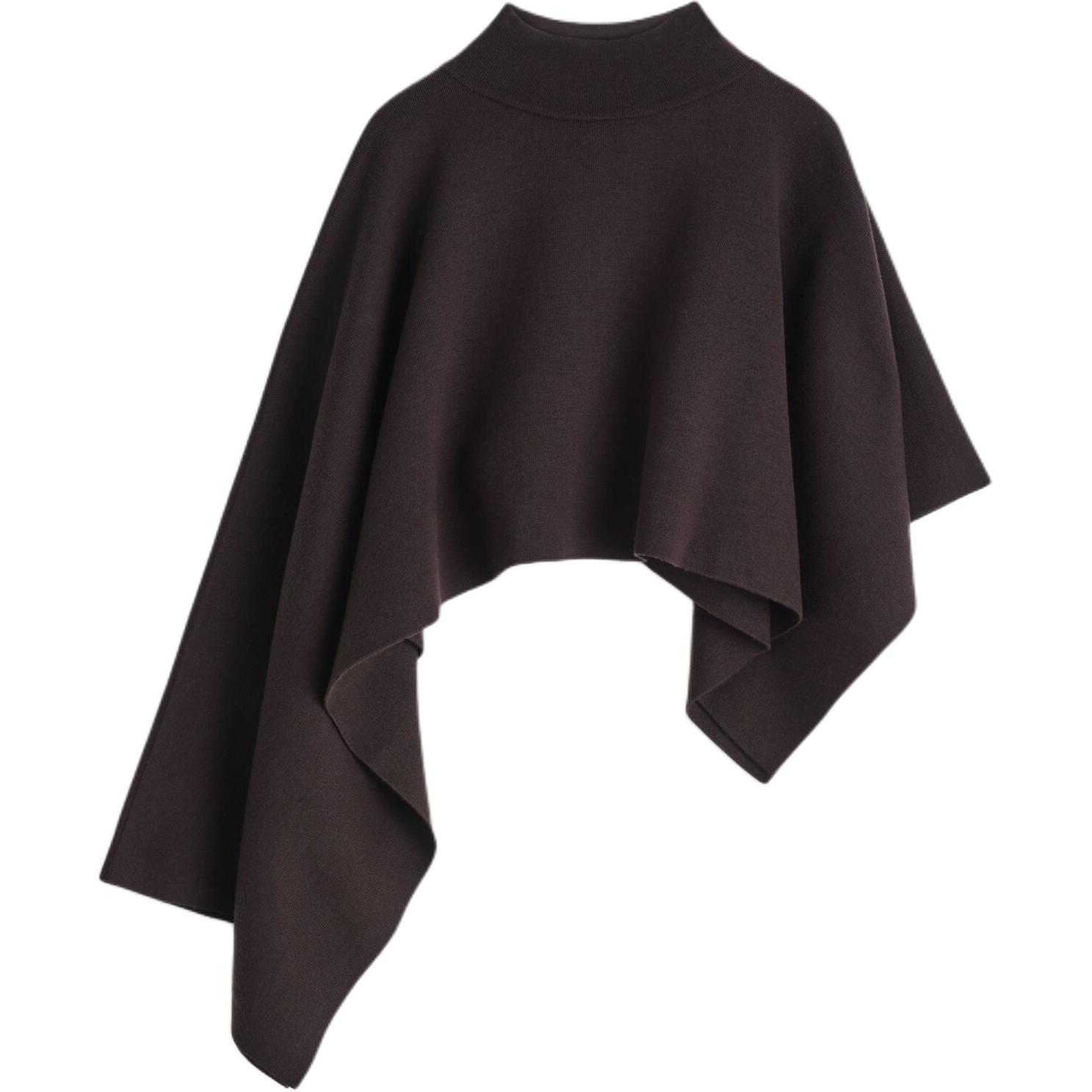

COS Женский плащ темно-коричневый, Dark Brown