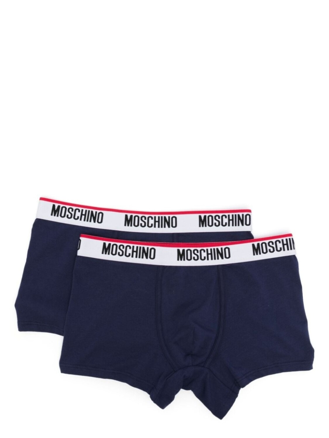 

Moschino комплект из двух боксеров с логотипом, синий