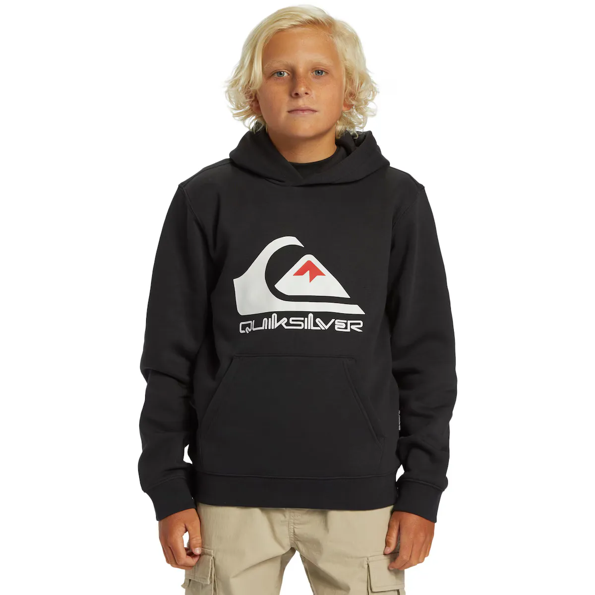 

Детская толстовка Quiksilver Big Logo, чёрный