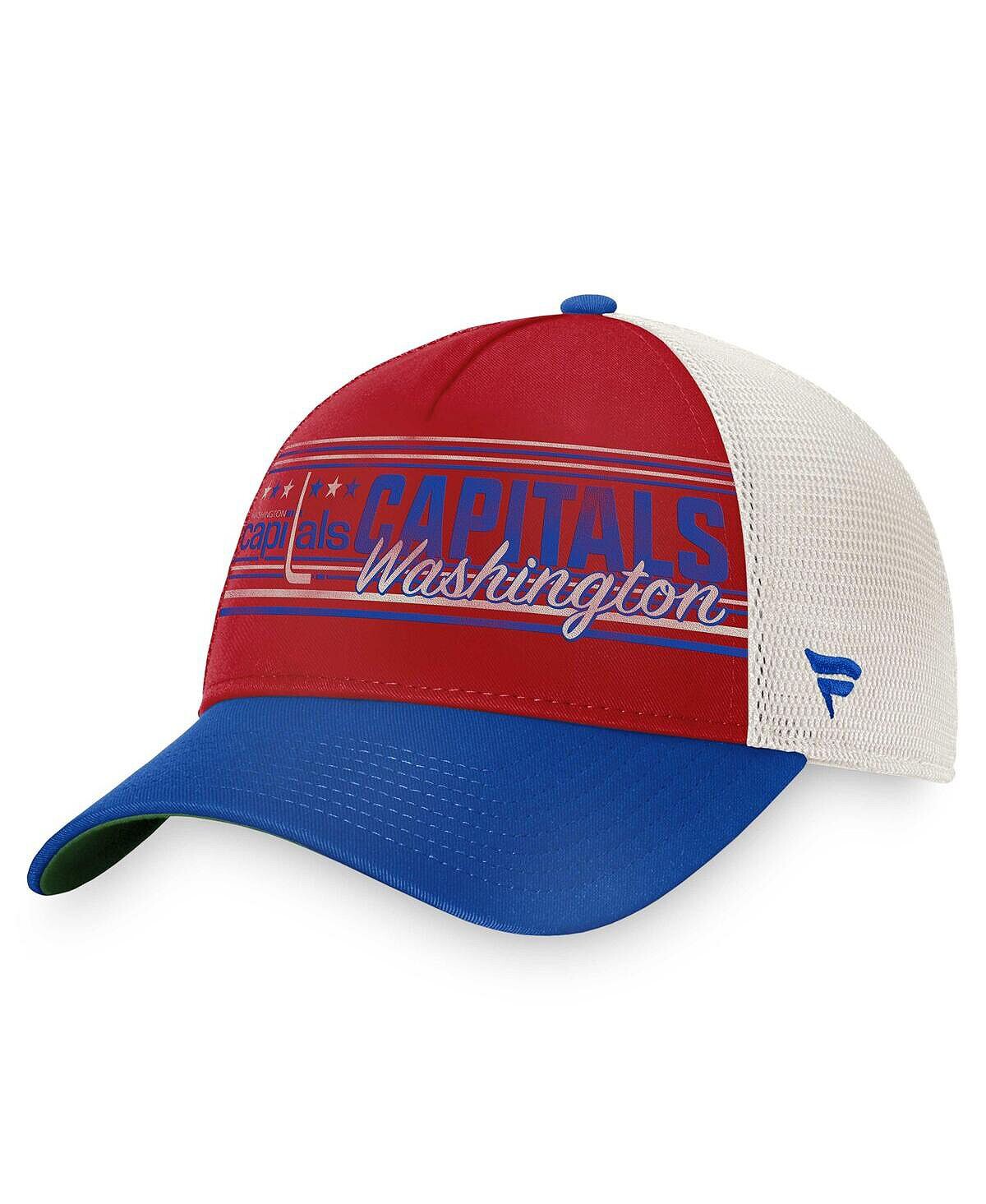 

Мужская красная фирменная кепка Royal Washington Capitals True Classic Retro Trucker Snapback Fanatics