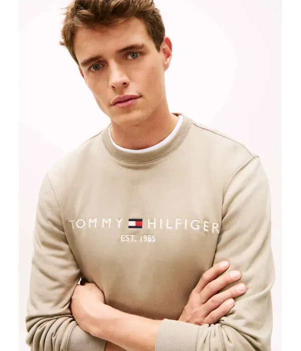 Толстовка regular fit Tommy Hilfiger, бежевый — фото 4