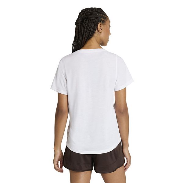 Женская футболка для тренировок seamless с круглым вырезом Adidas, White — фото 2
