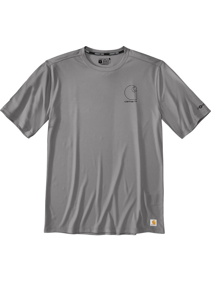 

CARHARTT Футболка "Force Sun Defender Relaxed Logo T-Shirt" серого цвета, Серый, CARHARTT Футболка "Force Sun Defender Relaxed Logo T-Shirt" серого цвета