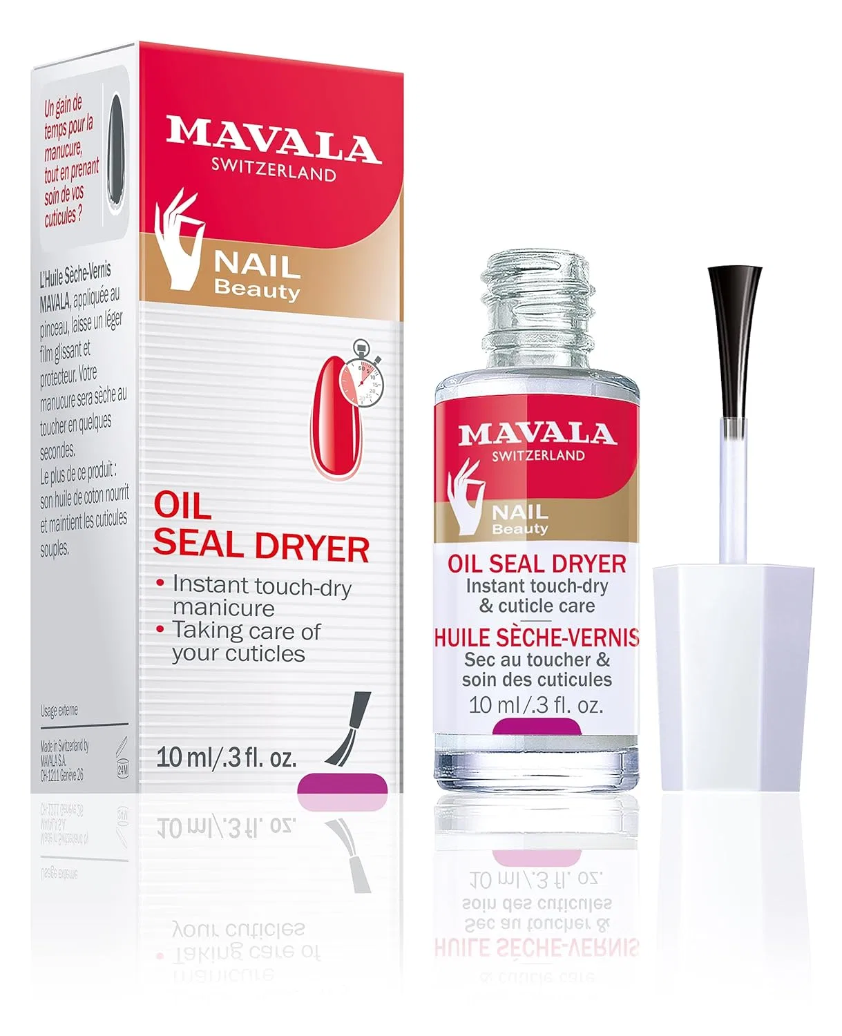 Быстросохнущее масло-сушка Mavala Oil Seal Dryer для ногтей (10 мл) Mavala