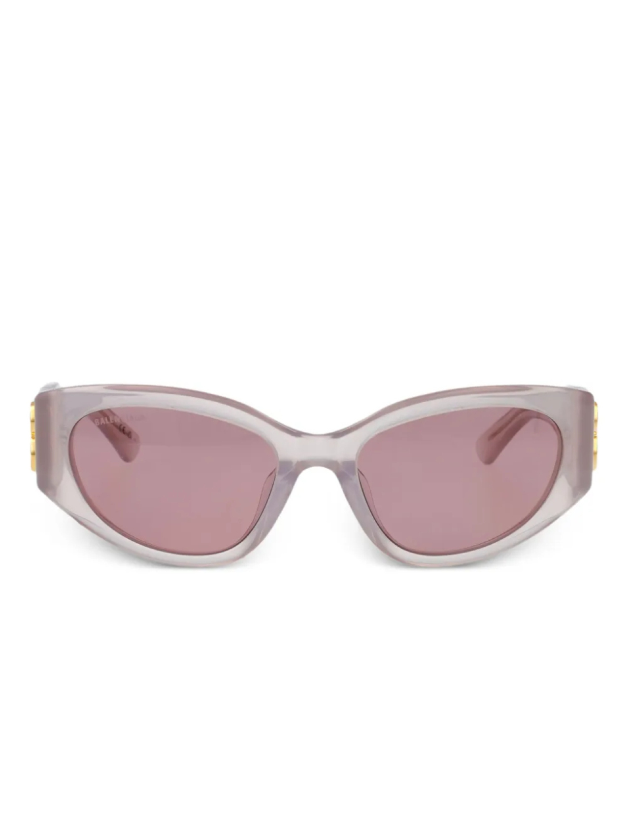 

Balenciaga Eyewear Bossy солнцезащитные очки, розовый
