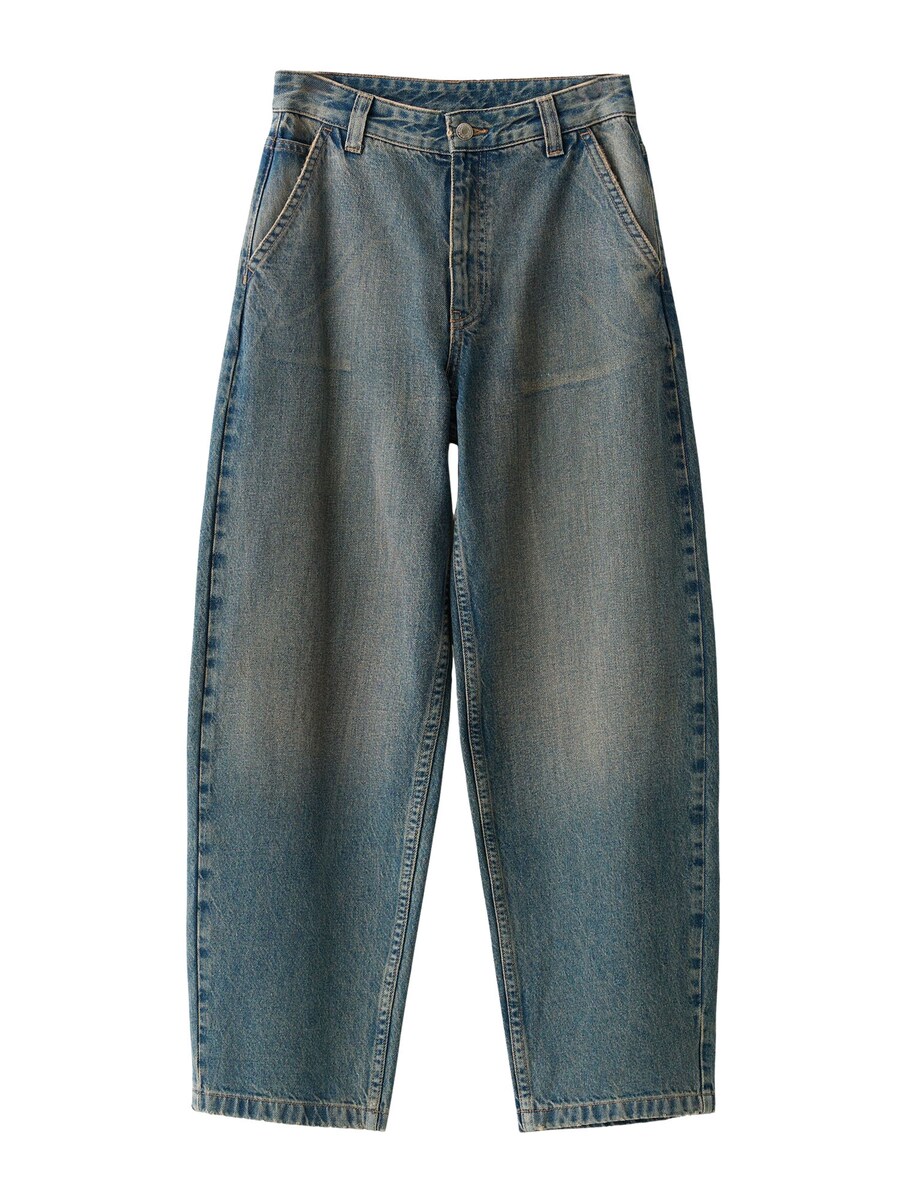 

Джинсы Bershka Wide leg Jeans, синий деним