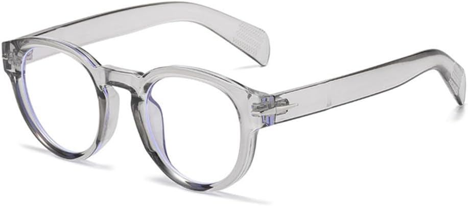 

Круглые панк-солнцезащитные очки для мужчин и женщин с заклепками, защита от УФ-излучения UV400, для занятий спортом на открытом воздухе, бега и путешествий UYPTK, Gray Clear