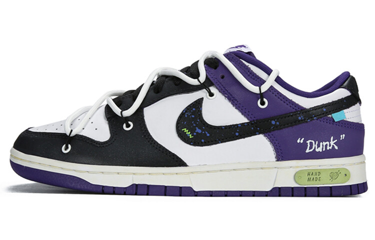 

Мужские кроссовки для скейтбординга Nike Dunk, Black purple toes