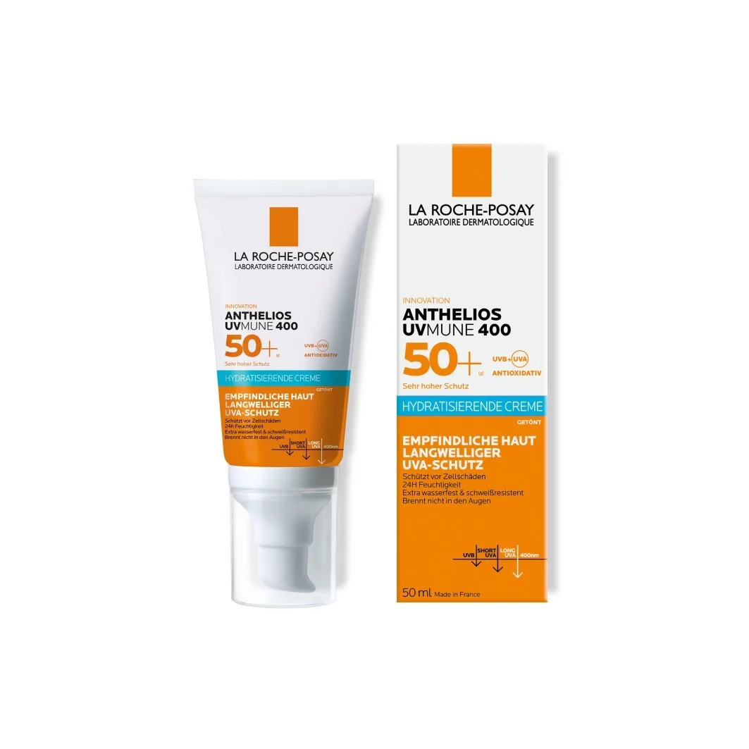 Увлажняющий тонирующий BB-крем Anthelios UVMune 400 SPF 50+ La Roche Posay, 50 мл — фото 3