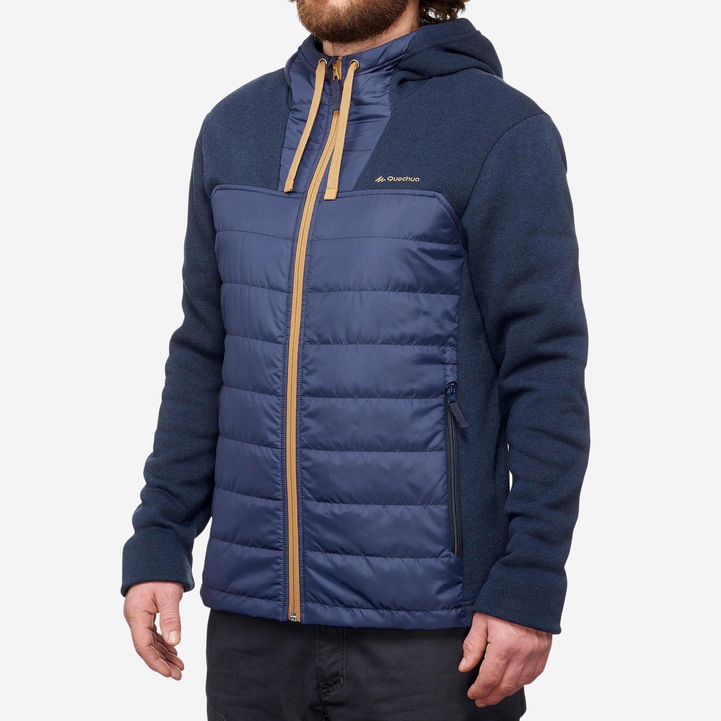 

Толстовка с капюшоном Decathlon NH100 Hybrid Hiking, темно-синий