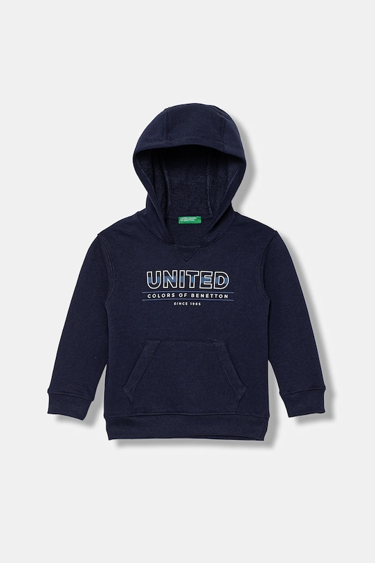

Детская хлопковая толстовка United Colors Of Benetton, темно-синий