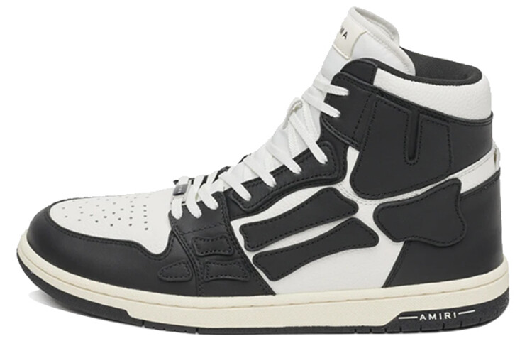 

AMIRI Skel Top High 'White Black'