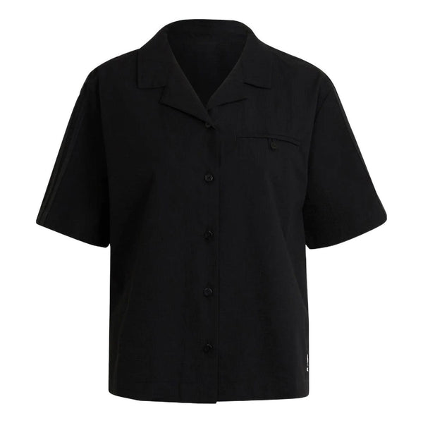 

Рубашка-поло adicolor classics poplin shirt Adidas, черный