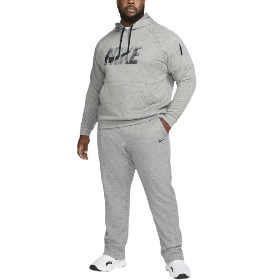 Трикотажные спортивные штаны мужские Granular Ash Nike, цвет Granular ash — фото 4