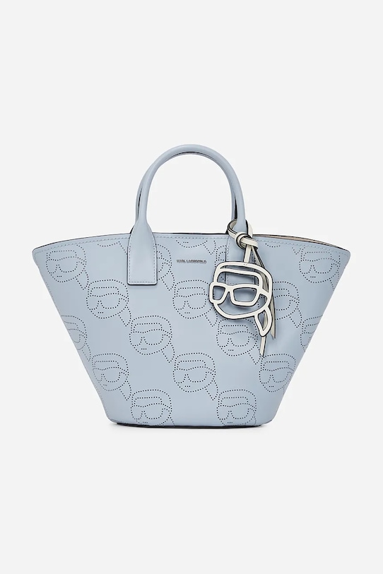 

Кожаная сумка Karl Lagerfeld, синий