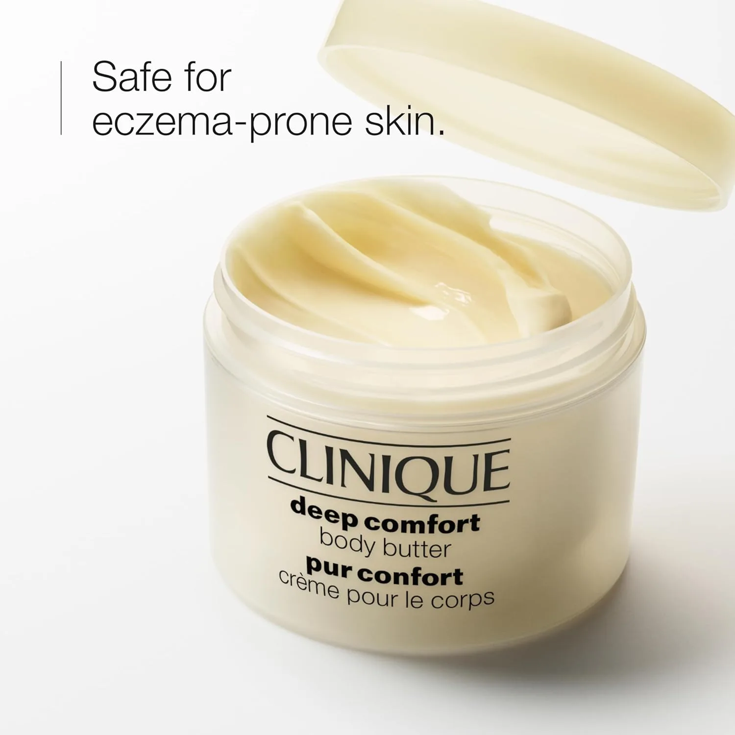 Крем для тела Clinique Deep Comfort с гиалуроновой кислотой, маслом ши и глицерином | Безопасен для кожи, склонной к экземе, 170 мл — фото 2