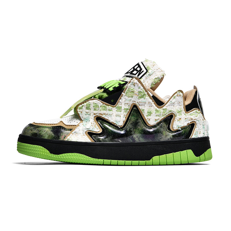 

Кроссовки REPUSEN Skateboarding Shoes Unisex Low-top, черный/зеленый