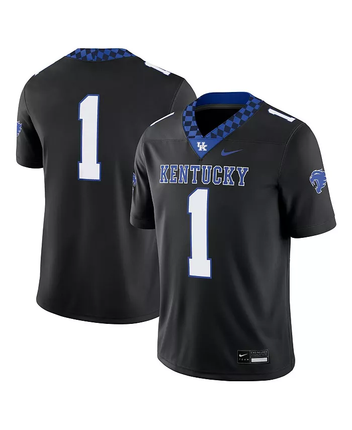 

Мужская футболка 1 Black Kentucky Wildcats Alternate Game Jersey Nike