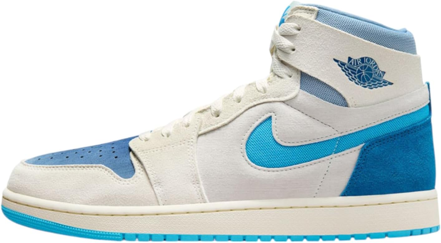 

Кроссовки Nike Air Jordan 1 Zoom CMFT 2 для мужчин, Sail/Blue Grey/Light Silver/Dark Powder Blue