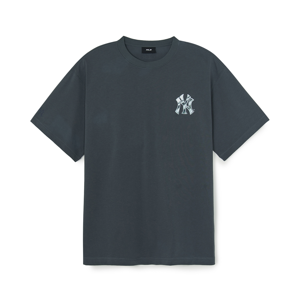 

Футболка New York Yankees Basic Collection SS25 Unisex MLB, темно-серый