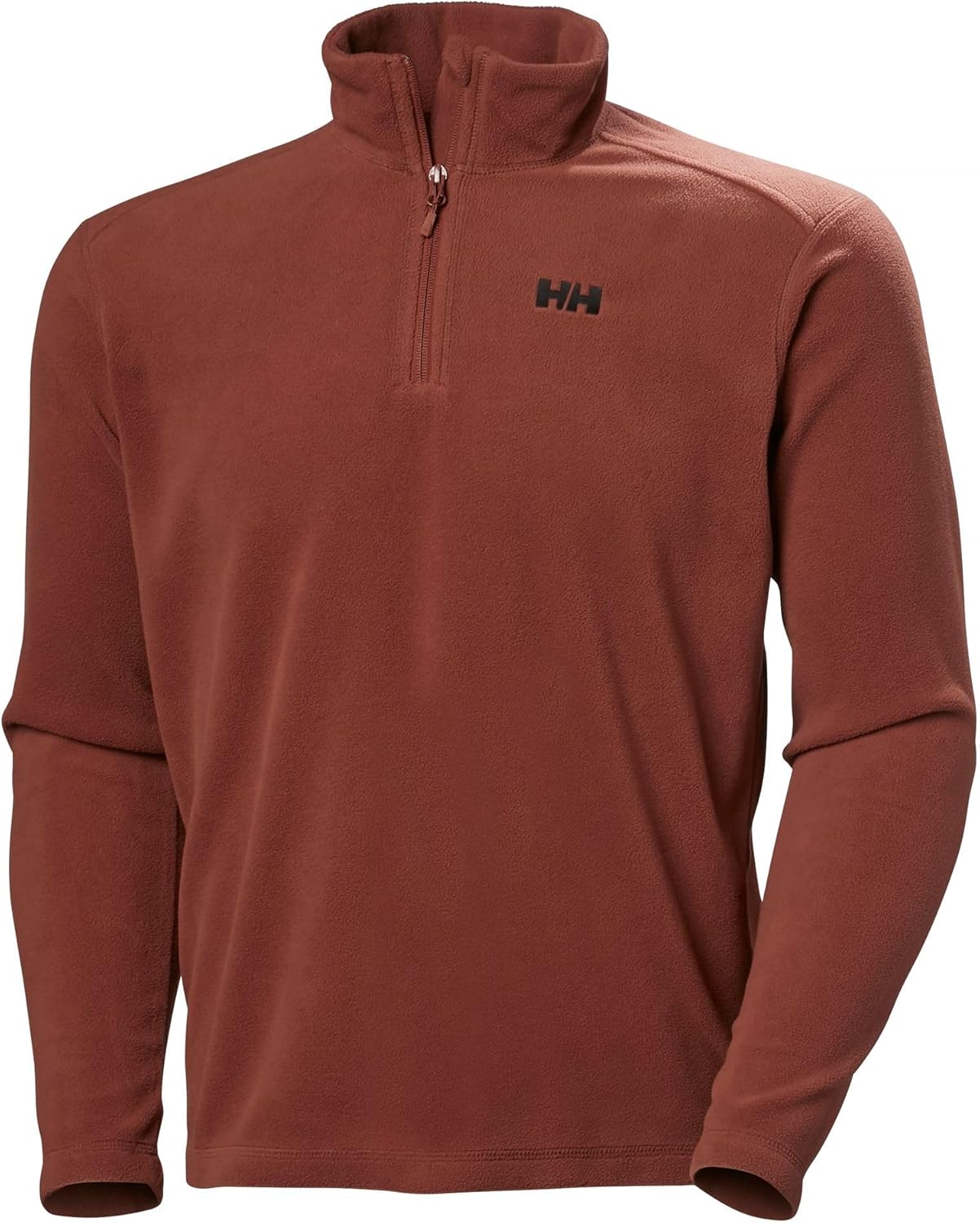

Helly-Hansen Daybreaker 1/2 Zip Fleece - мужская куртка из переработанного флиса, уютная полузастегивающаяся толстовка на все сезоны Helly Hansen, 301 Iron Oxide