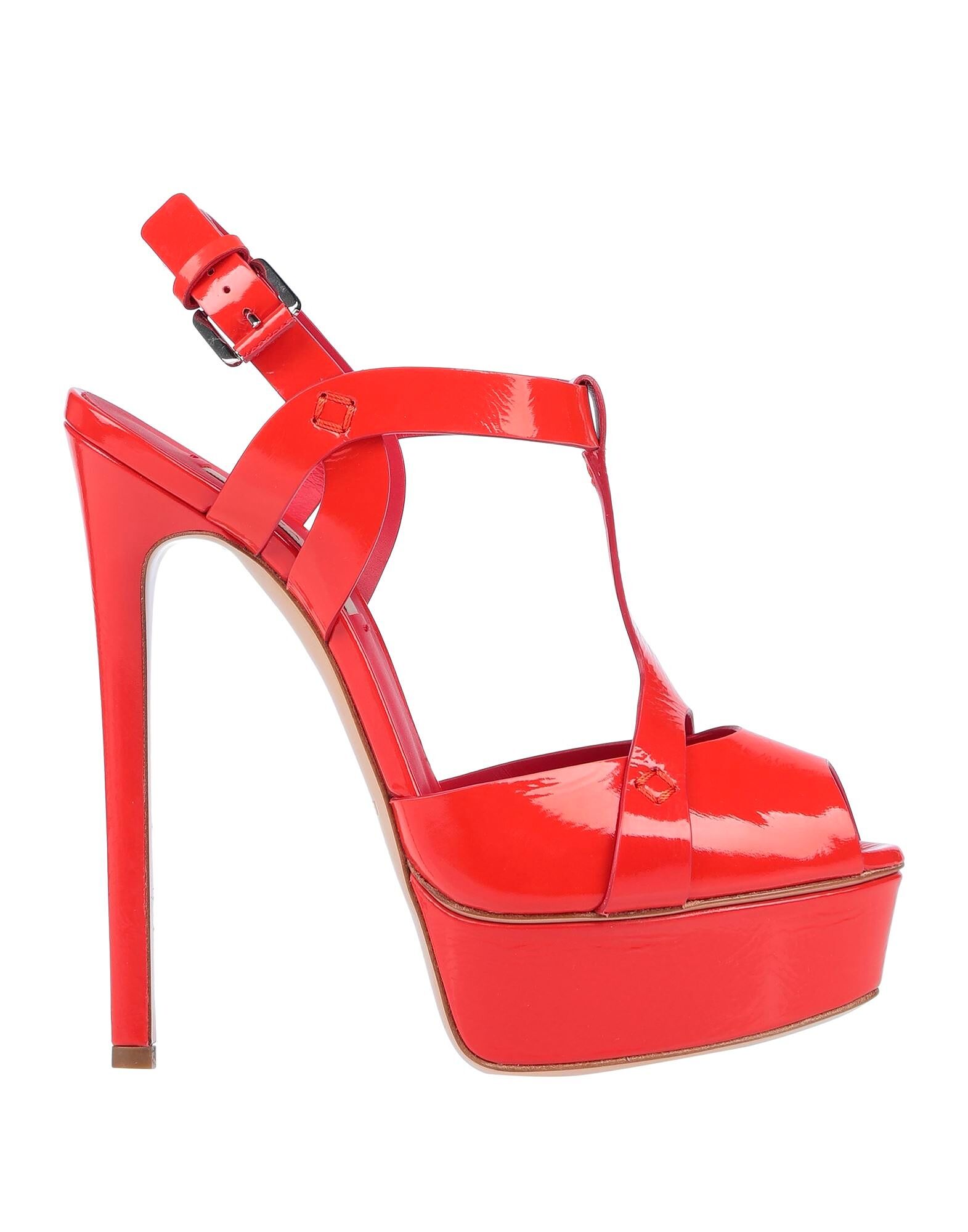 Сандалии Casadei, гранатовый
