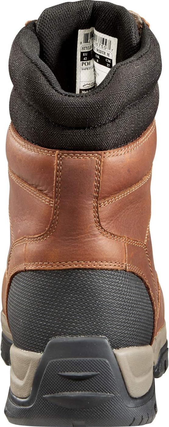 Мужские промышленные ботинки Carhartt 8" Energy с водонепроницаемым композитным носком CME8355, коричневый — фото 3