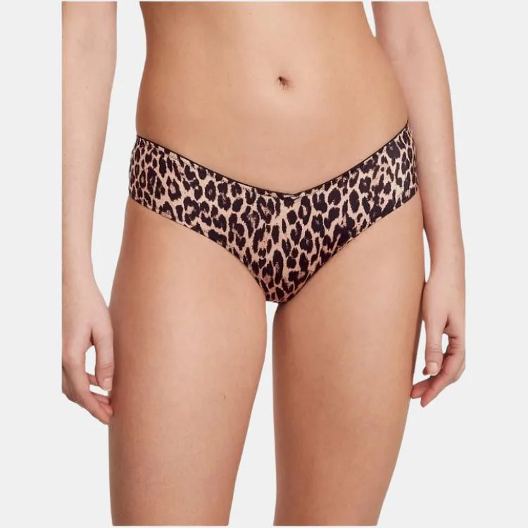 Victoria's Secret Женские трусики 1 шт коричневый с принтом животных — фото 3