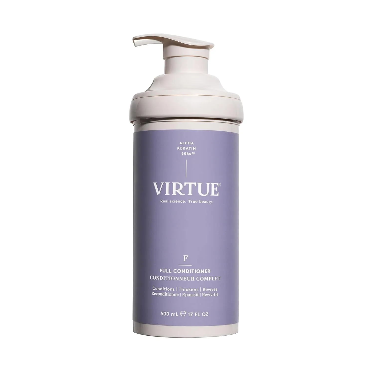 Кондиционер VIRTUE Full Volumizing Conditioner придает волосам объем, подходит для всех типов волос, не содержит сульфатов, безопасен для окрашенных волос