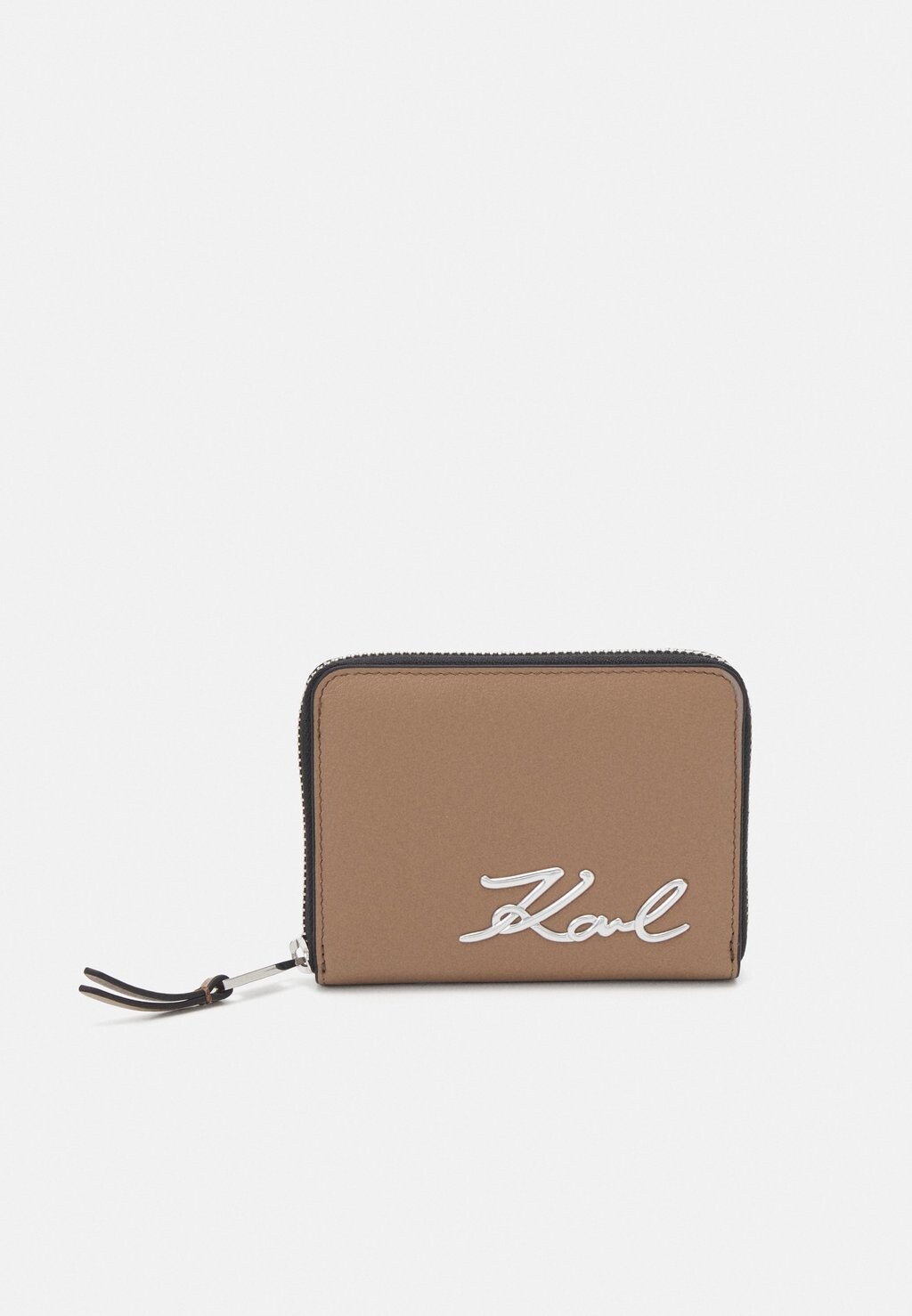 

Кошелек Signature 2.0 Zip KARL LAGERFELD, грибно-коричневый