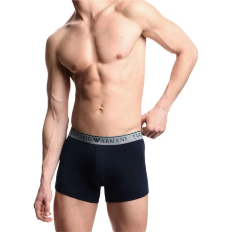 Трусы мужские 2 Pack EMPORIO ARMANI, 2 pack (синий+pine зеленый) — фото 2