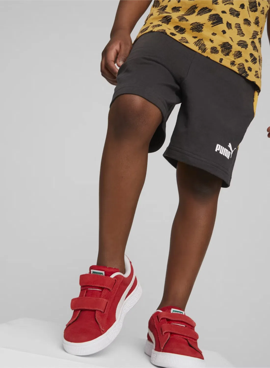 Шорты с принтом Essentials kids mates Puma, черный