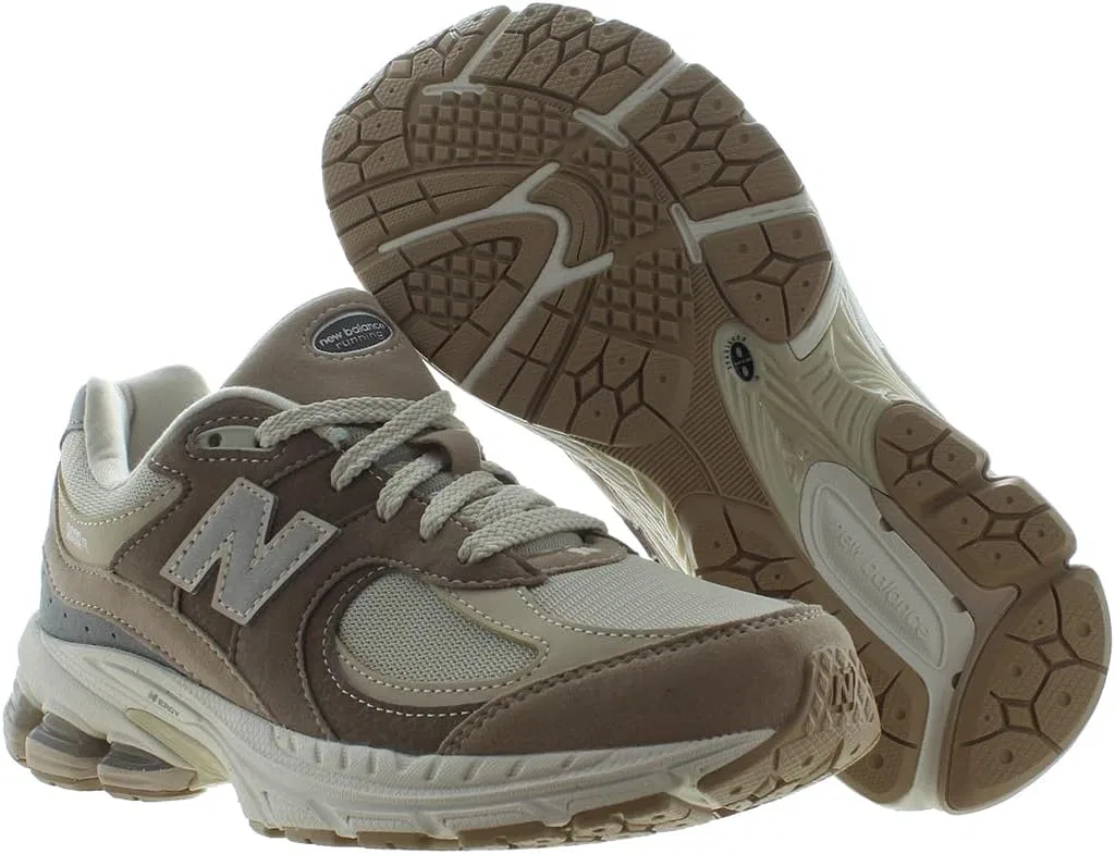 Детские кроссовки для мальчиков 2002 New Balance, Grey/Brown — фото 2