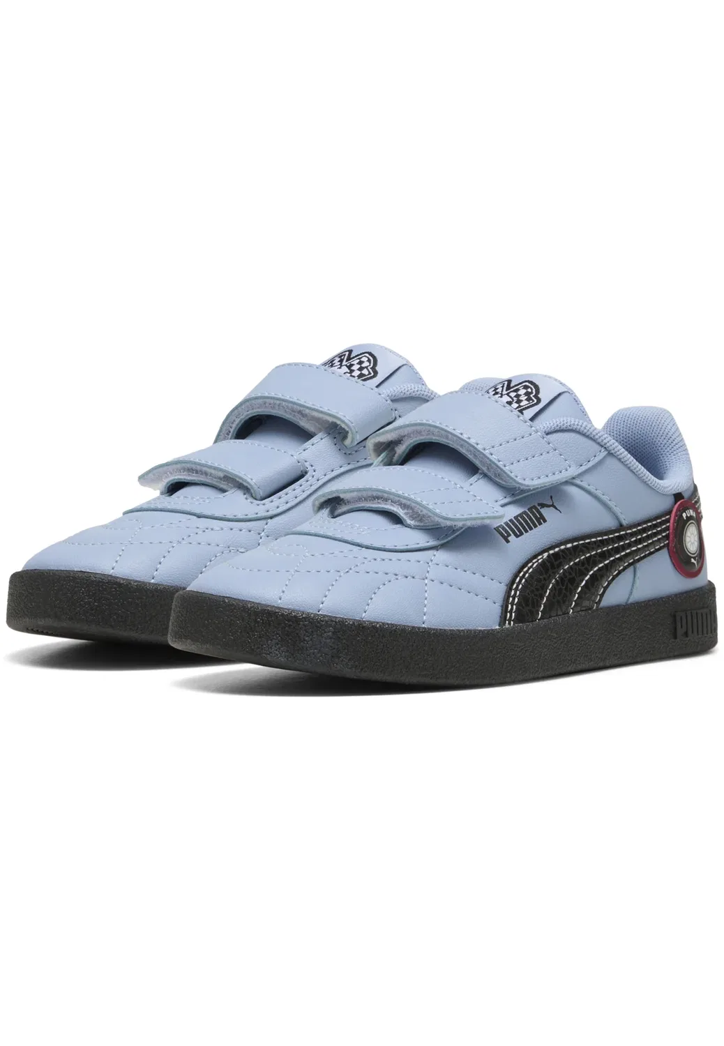 Club II Racing Crew Hallenschuhe унисекс - кроссовки Puma, Chambray Blue- Black — фото 2