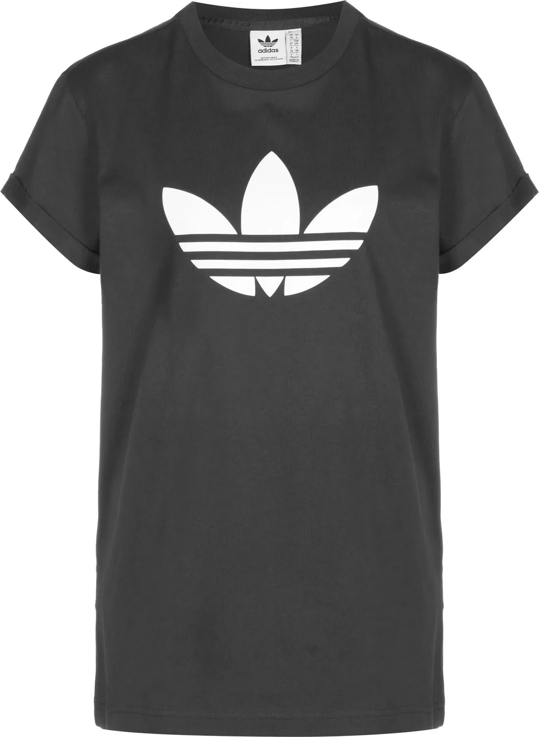 Женская длинная футболка adidas, Carbon