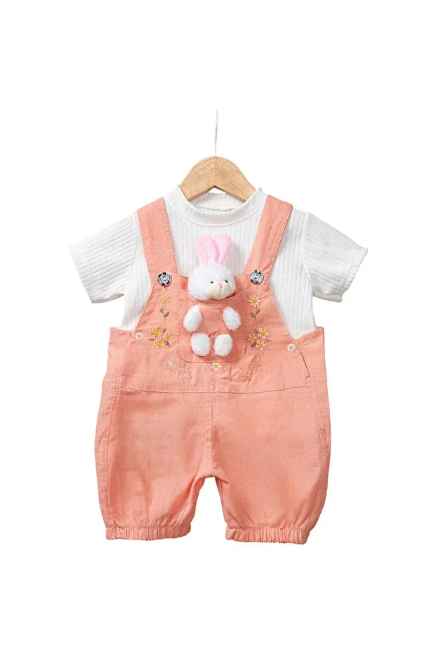 Детский комбинезон для девочек хлопковый Toy Rabbit Embroidered Summer Baby Girl Slopet My Koala, Frymouth