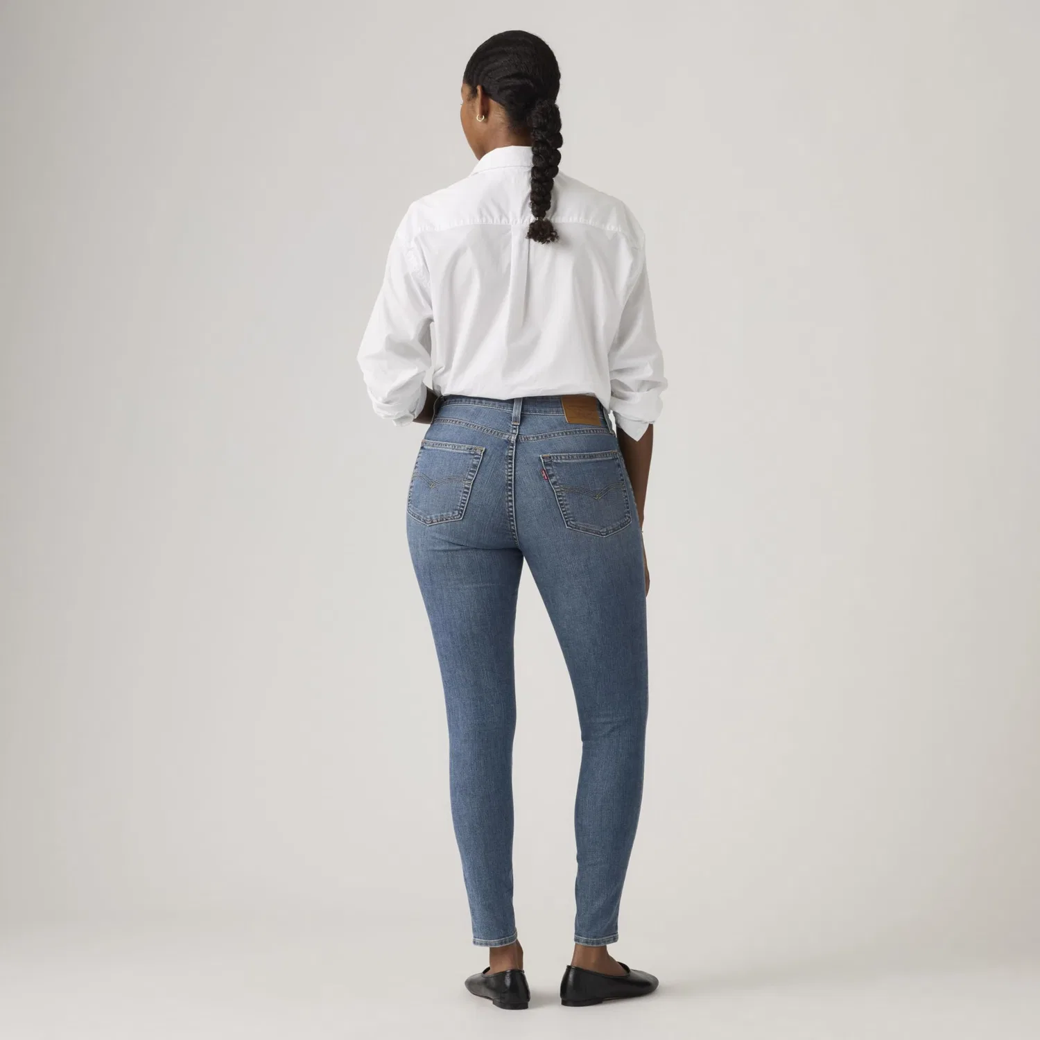 Женские джинсы с высокой посадкой Levi's 721 High Rise Skinny, Loud Cool — фото 3