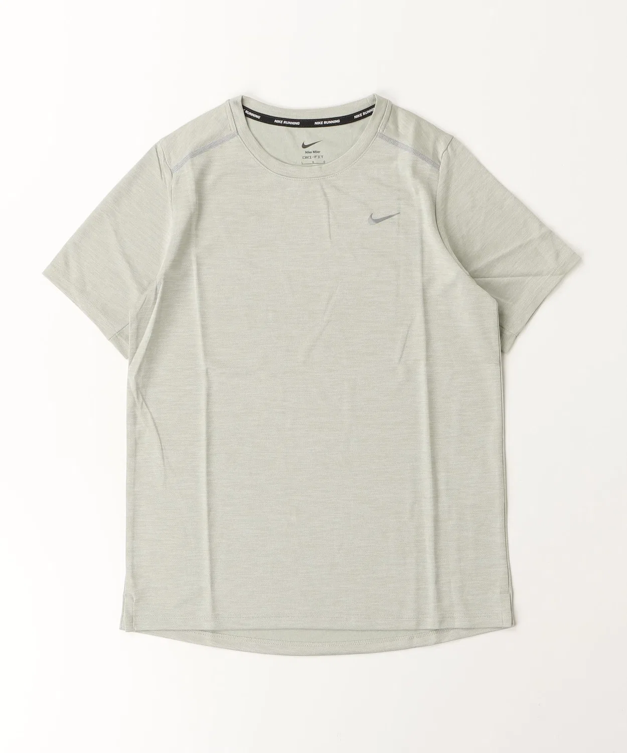 Детская футболка с коротким рукавом Nike Dri-FIT YTH DF MILER S/S, Light Grey